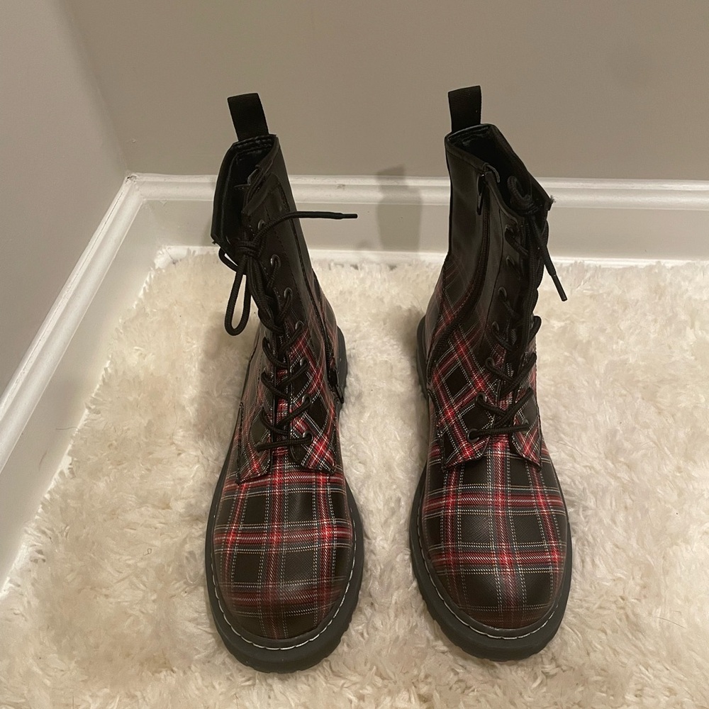 Wild Pair Plaid Boots